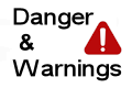 Tambo Valley Danger and Warnings